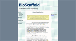 Desktop Screenshot of bioscaffold.com